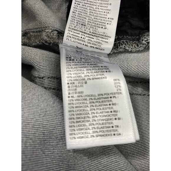 GAP 1969 Jeans Womens Size 12 Faded Black‎ Denim True Skinny Stretch - Picture 7 of 16